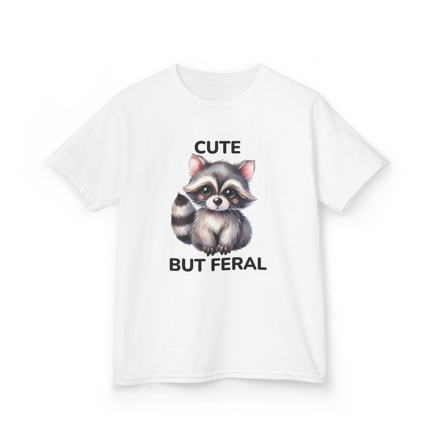 Child Tee - Animal / Racoon - Cute but Feral (02)