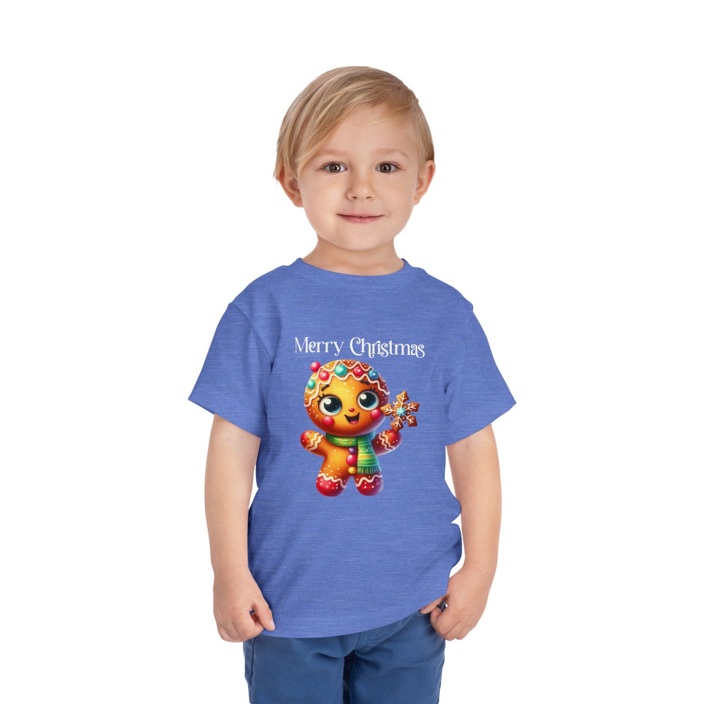 Toddler Tee - Christmas - Gingerbread - Merry Christmas (03a)