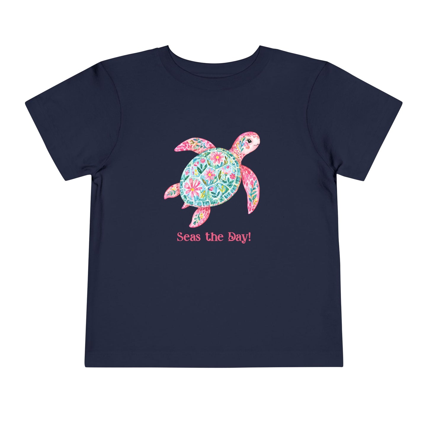 Toddler Tee - Animal - Seas the Day Turtle (01)