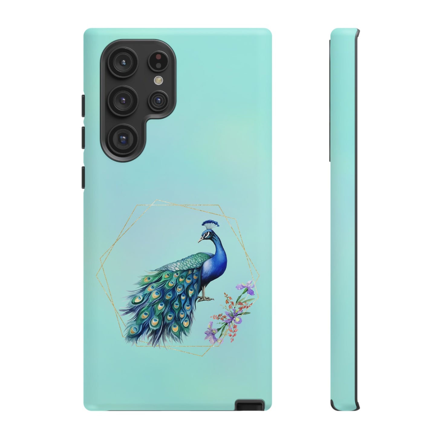 Tough Cell Phone Case - Animal - Peacock (2)