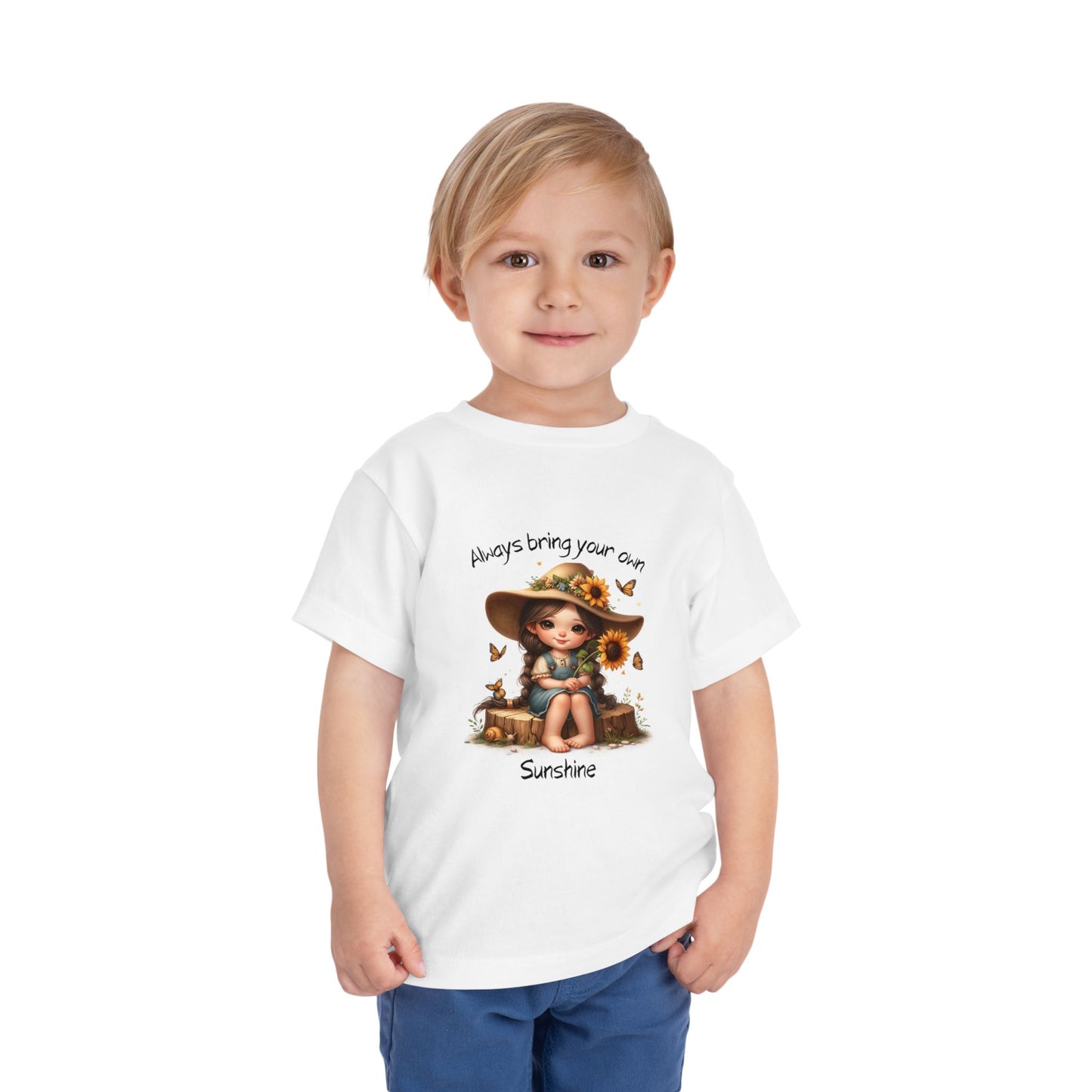 Toddler T-Shirt - Country Girl with Always Bring Your Own Sunshine (1)