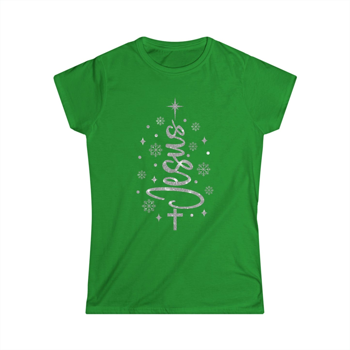 Female T-Shirt - Christmas - Jesus Tree (01a)