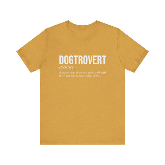 T-Shirt - Animal Lover - Dogtrovert (1b)