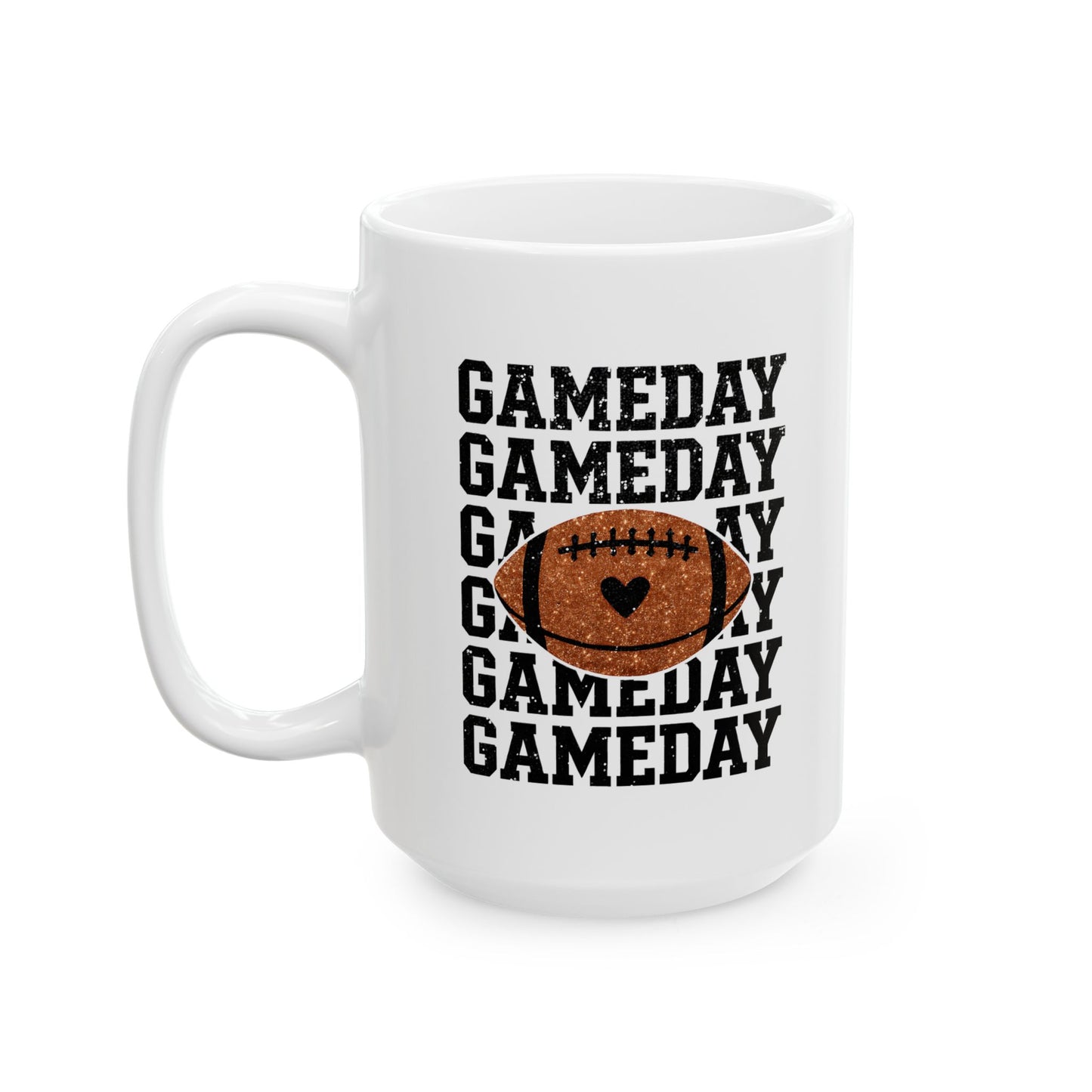 Ceramic Mug - Football - GameDay GameDay GameDay (01a)