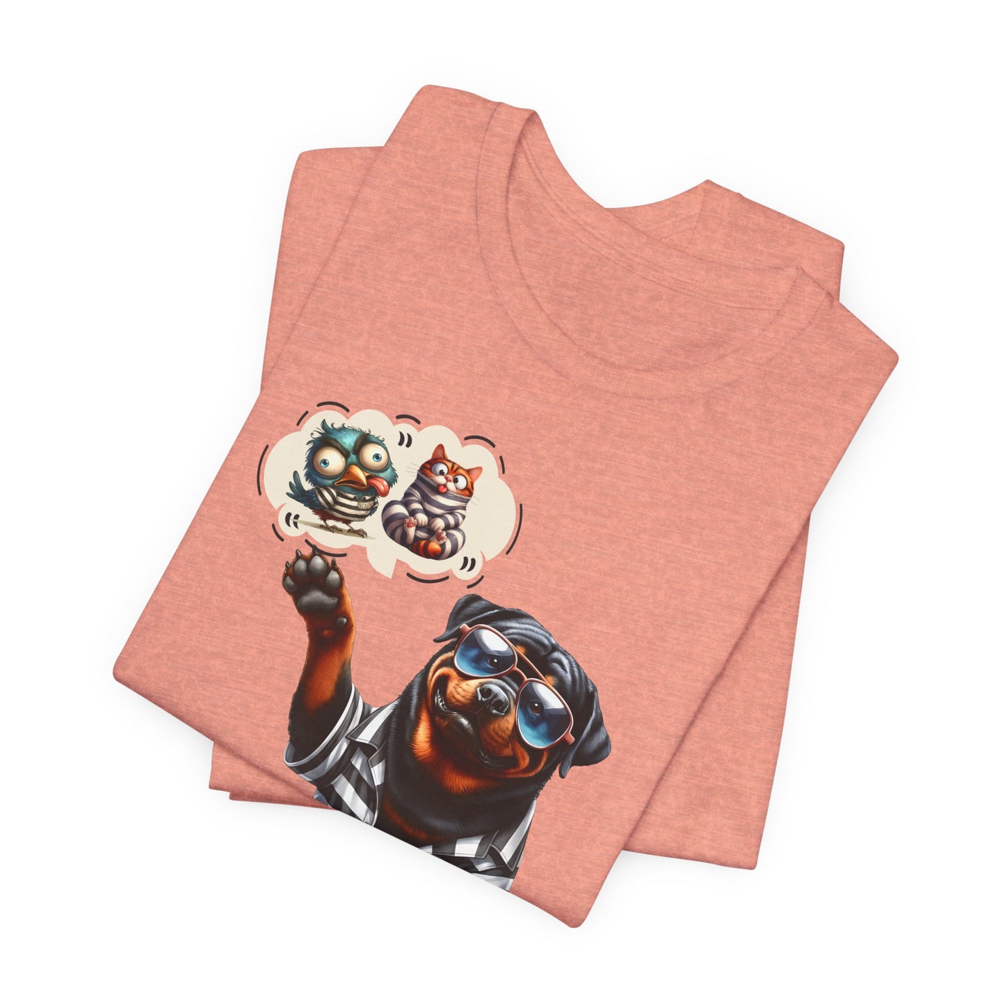 T-Shirt - Animal - Dog - I ate the cat that ate jail bird (1a)