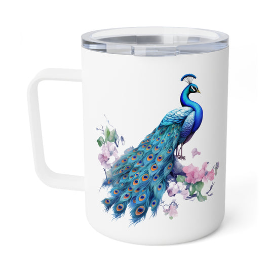 Insulated Mug - Animal - Peacock (1)