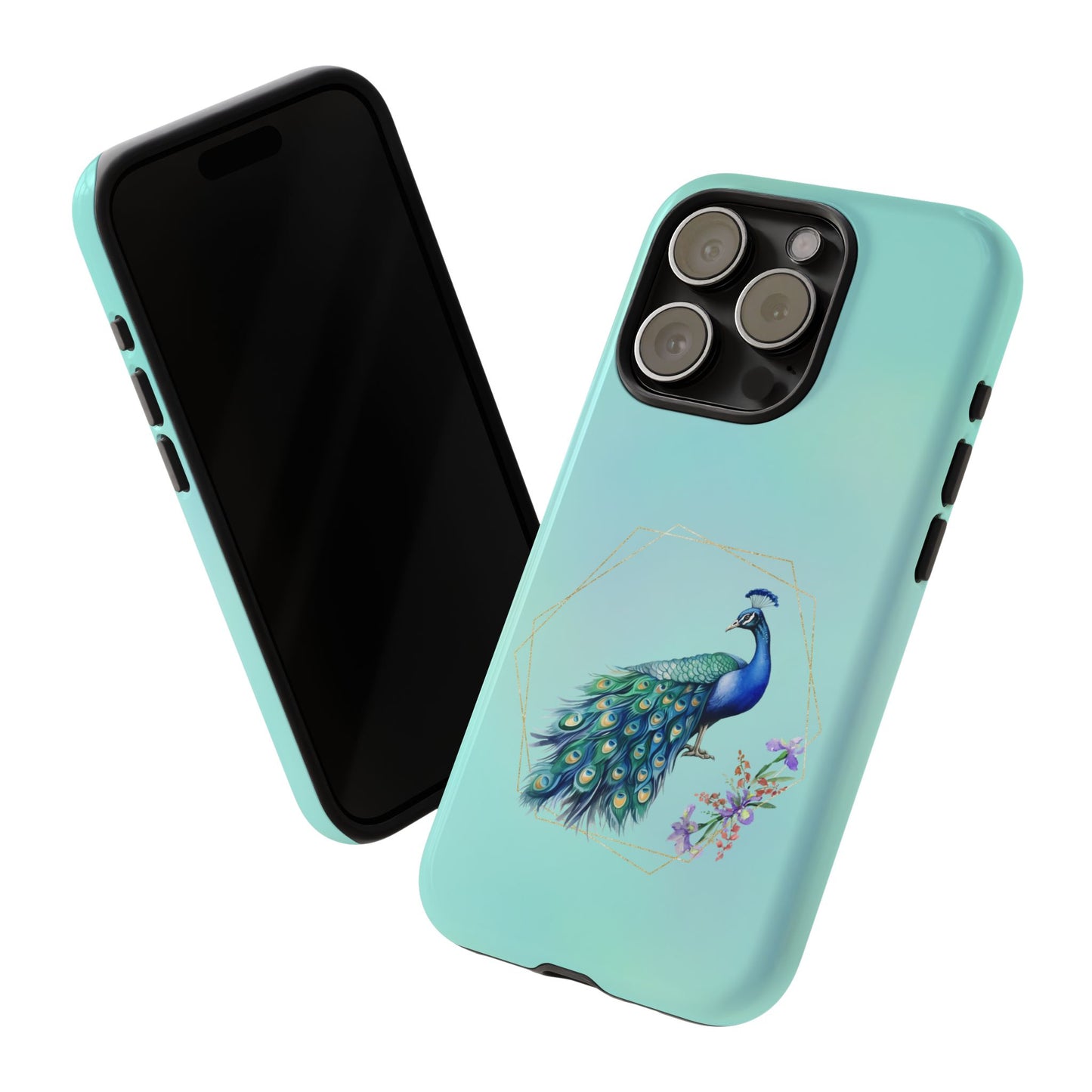 Tough Cell Phone Case - Animal - Peacock (2)