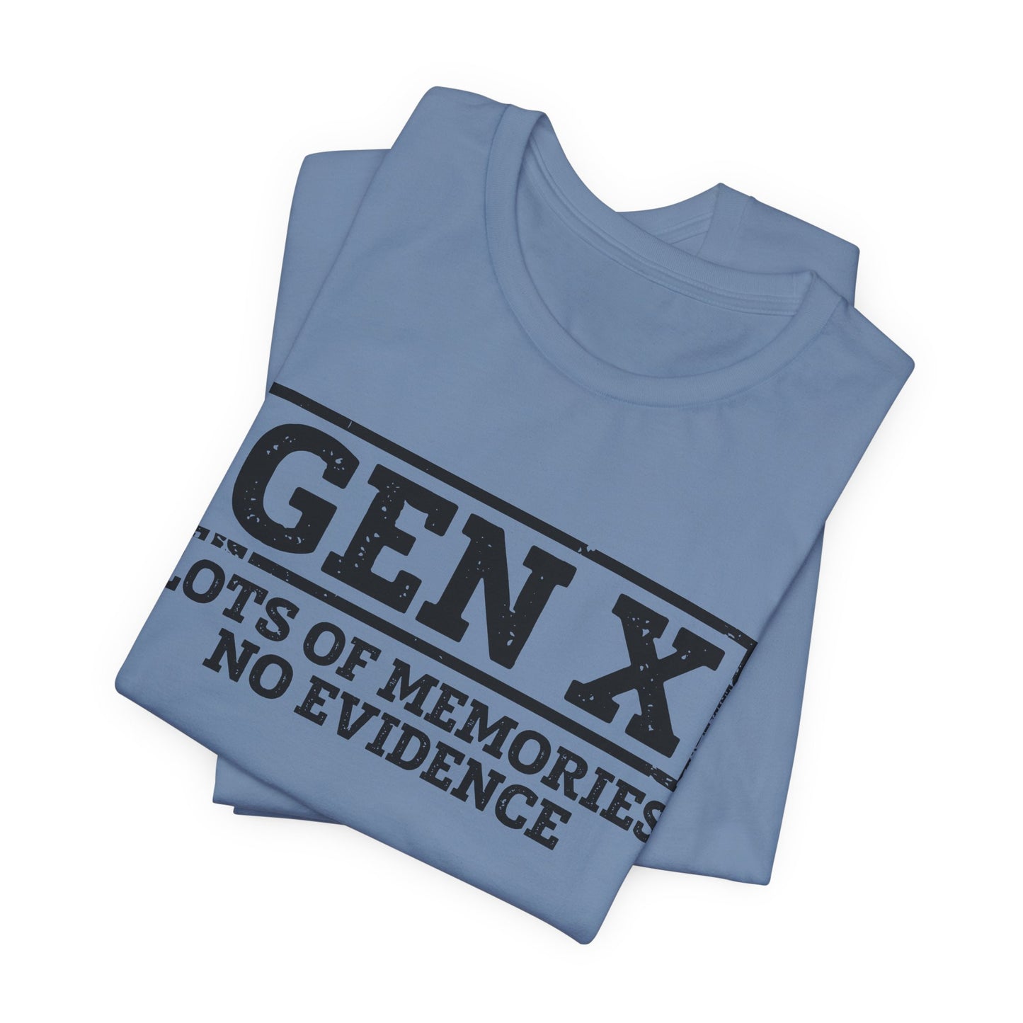 T-shirt - Sarcastic - GenX No Memories (01-black)