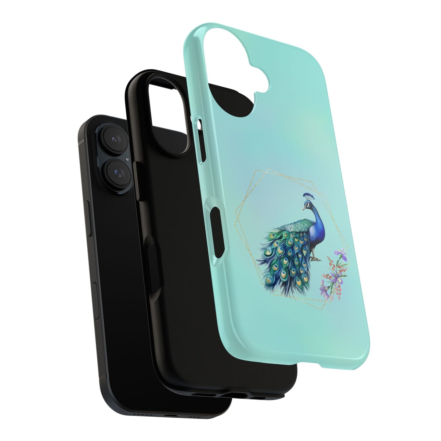 Tough Cell Phone Case - Animal - Peacock (2)