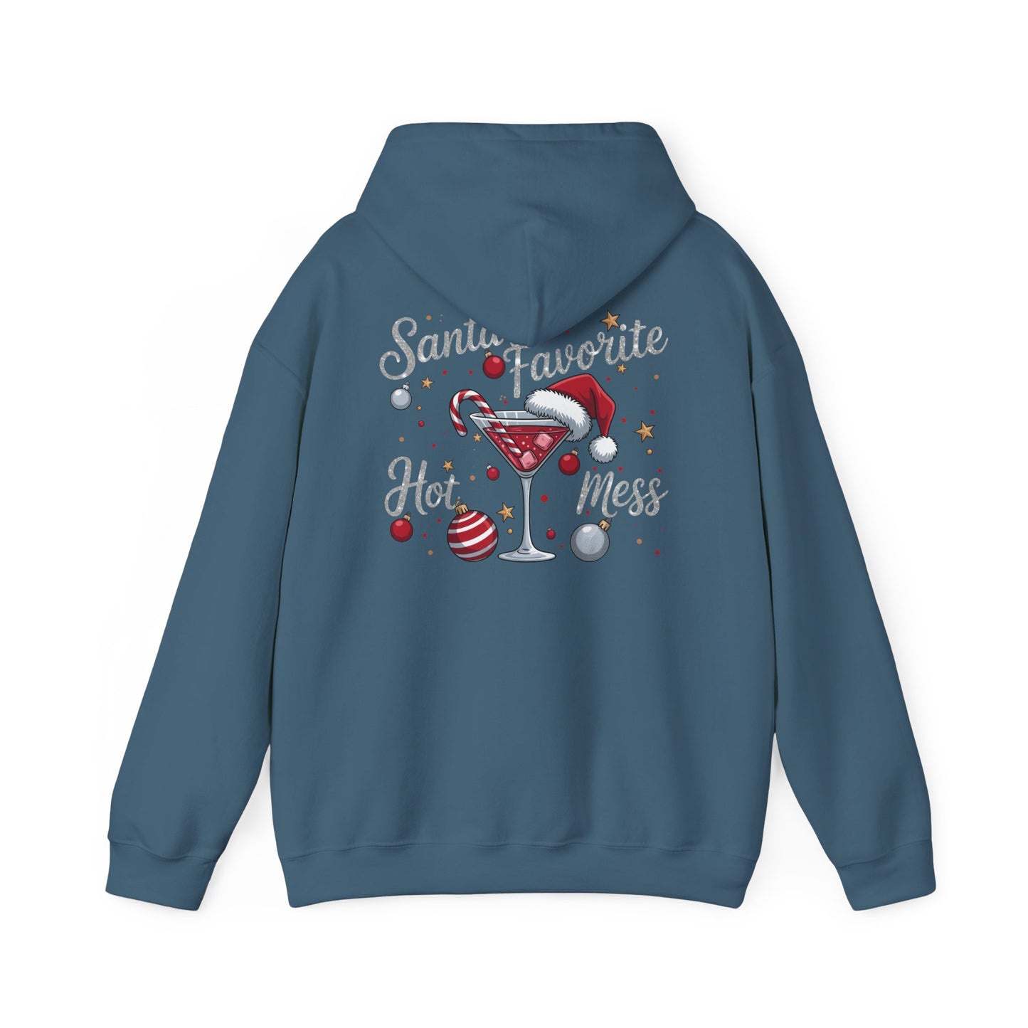 Heavy Blend Hoodie - Christmas - Santa's Fav. Hot Mess (01)