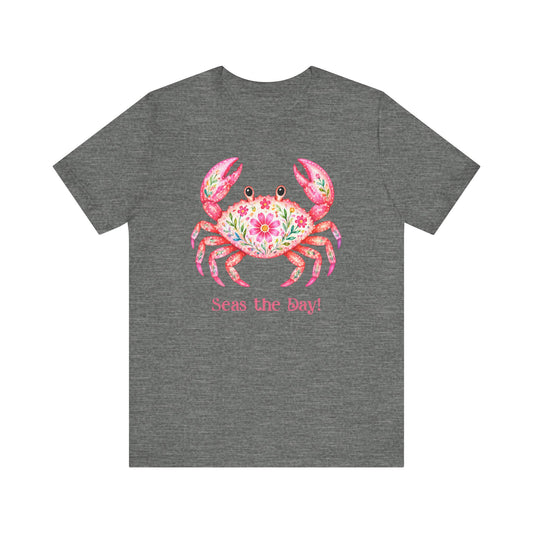 T-Shirt - Animal - Seas the Day Crab (01)