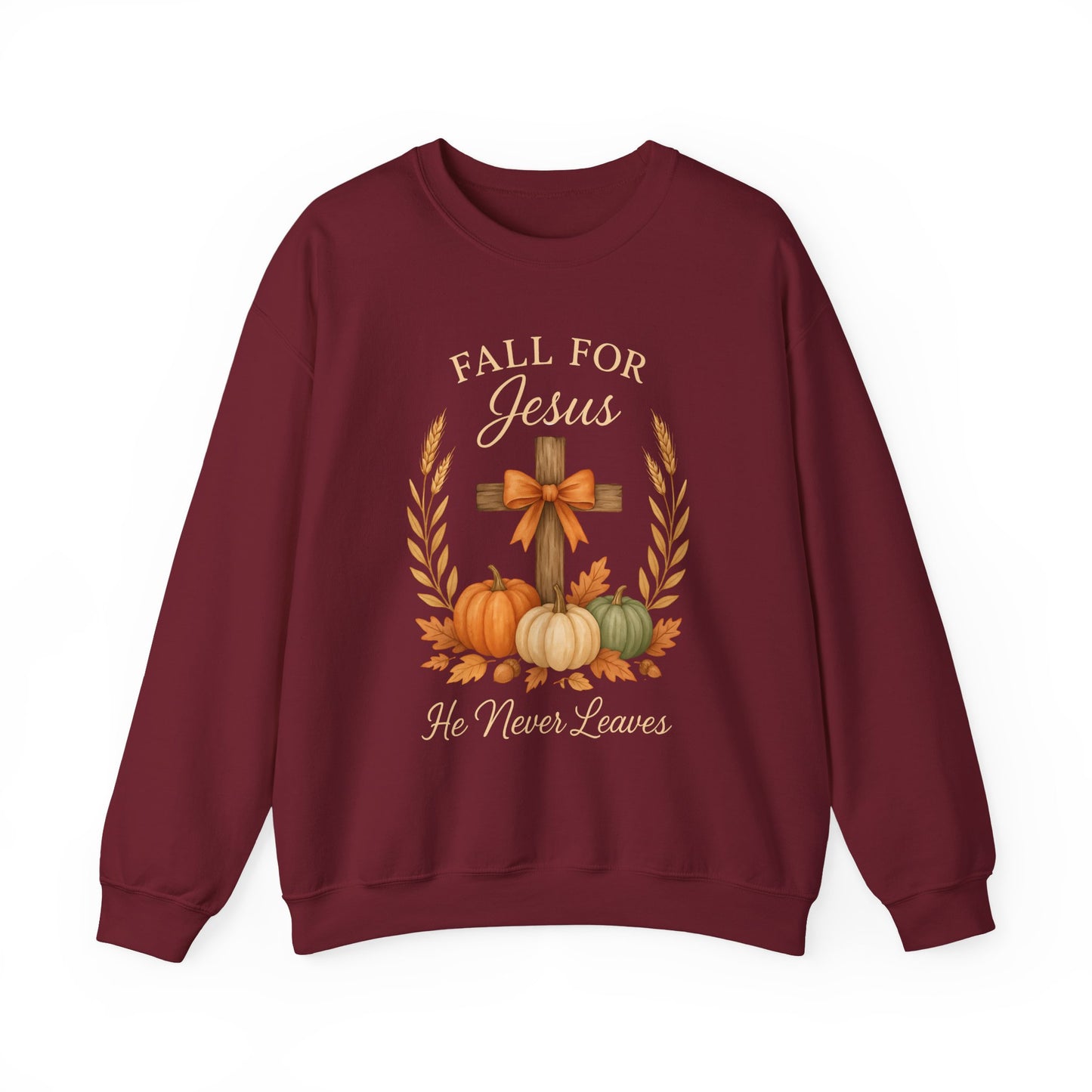 Sweatshirt - Faith -  Fall for Jesus (01 Autumn)