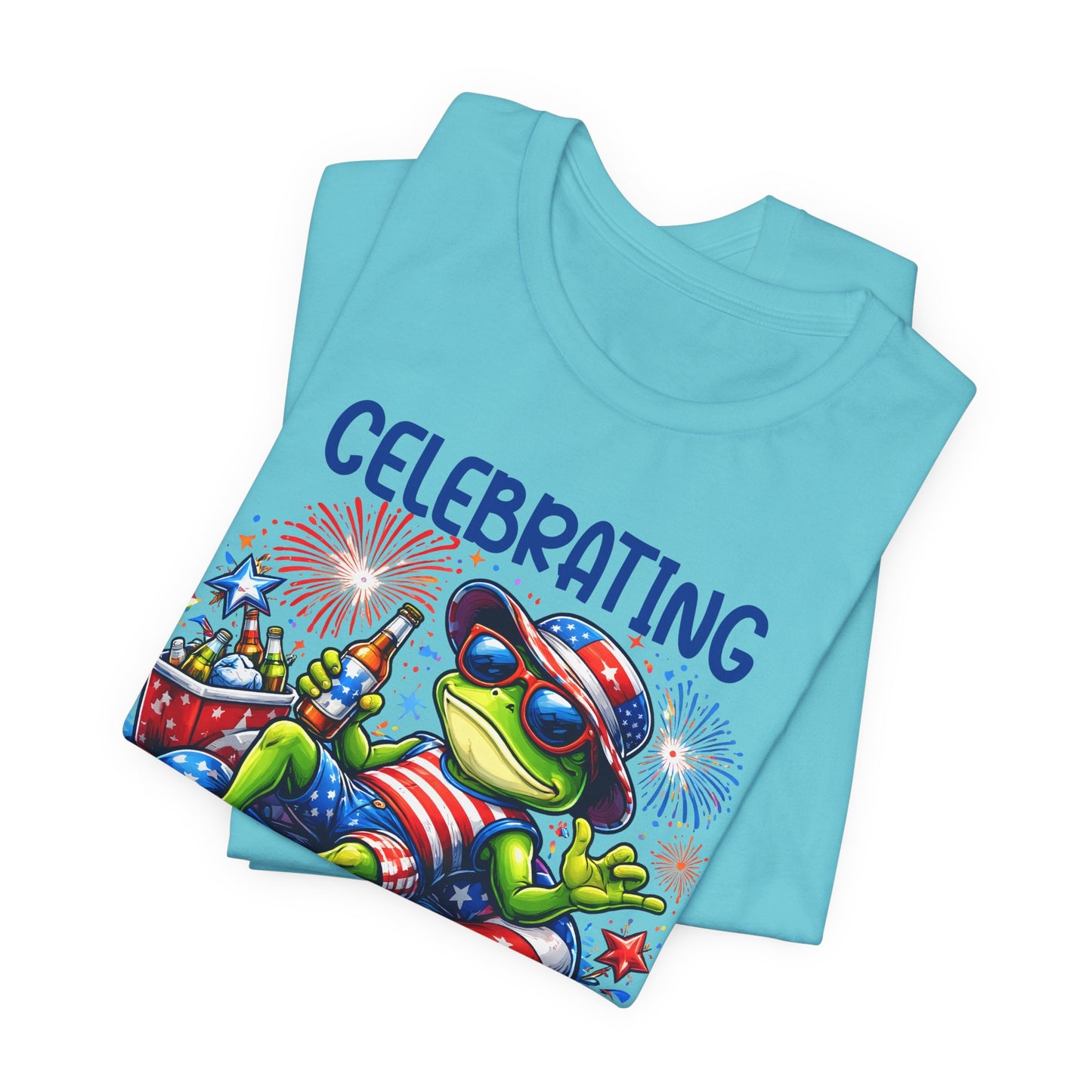 T-Shirt - American - Celebrating America Frog 01