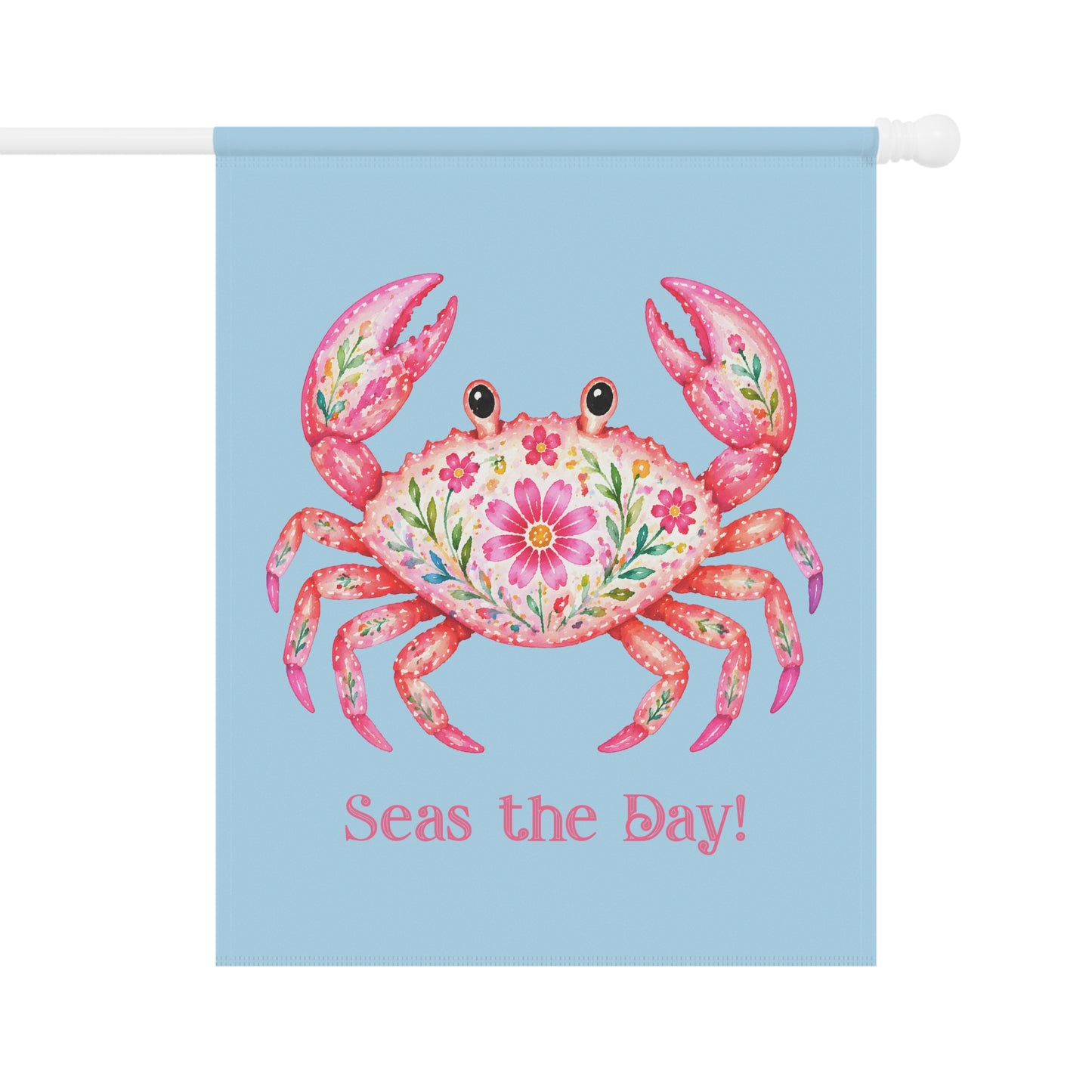 Garden Flag - Season -  Seas the Day Crab (01)