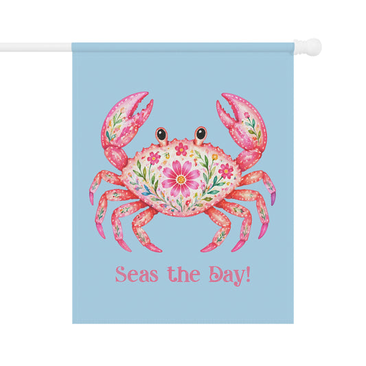 Garden Flag - Season -  Seas the Day Crab (01)