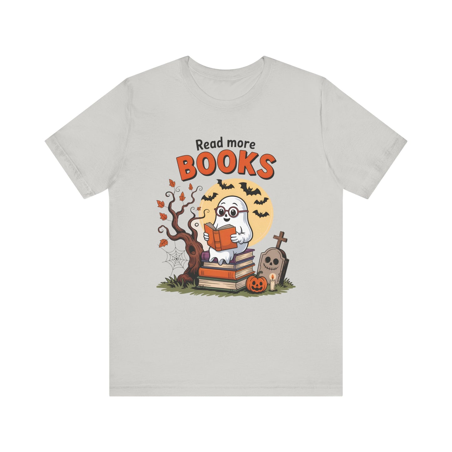 T-Shirt - Teacher / Halloween - Read More Books (01a)