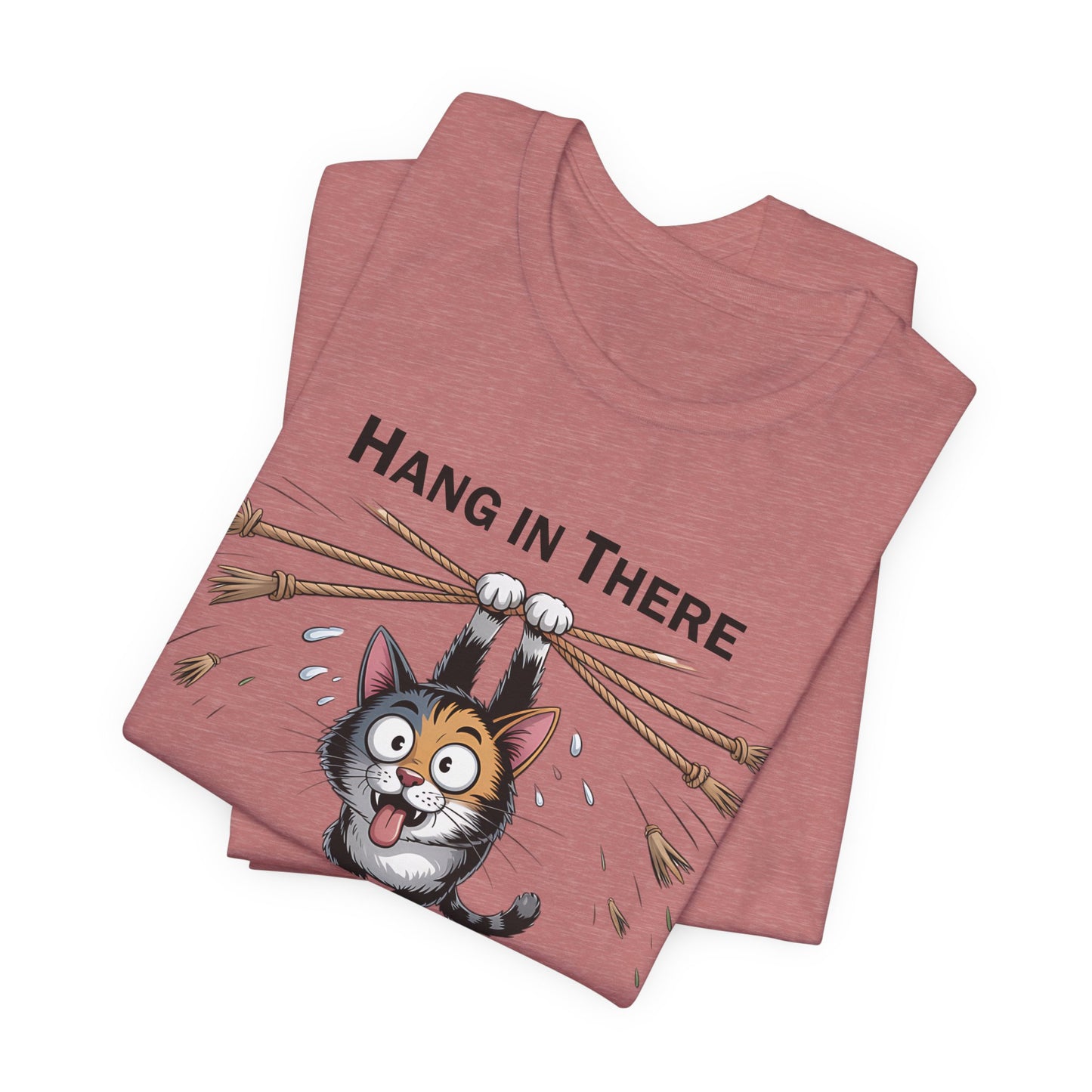 T-Shirt - Animal - Cat - Hang in there (1a)