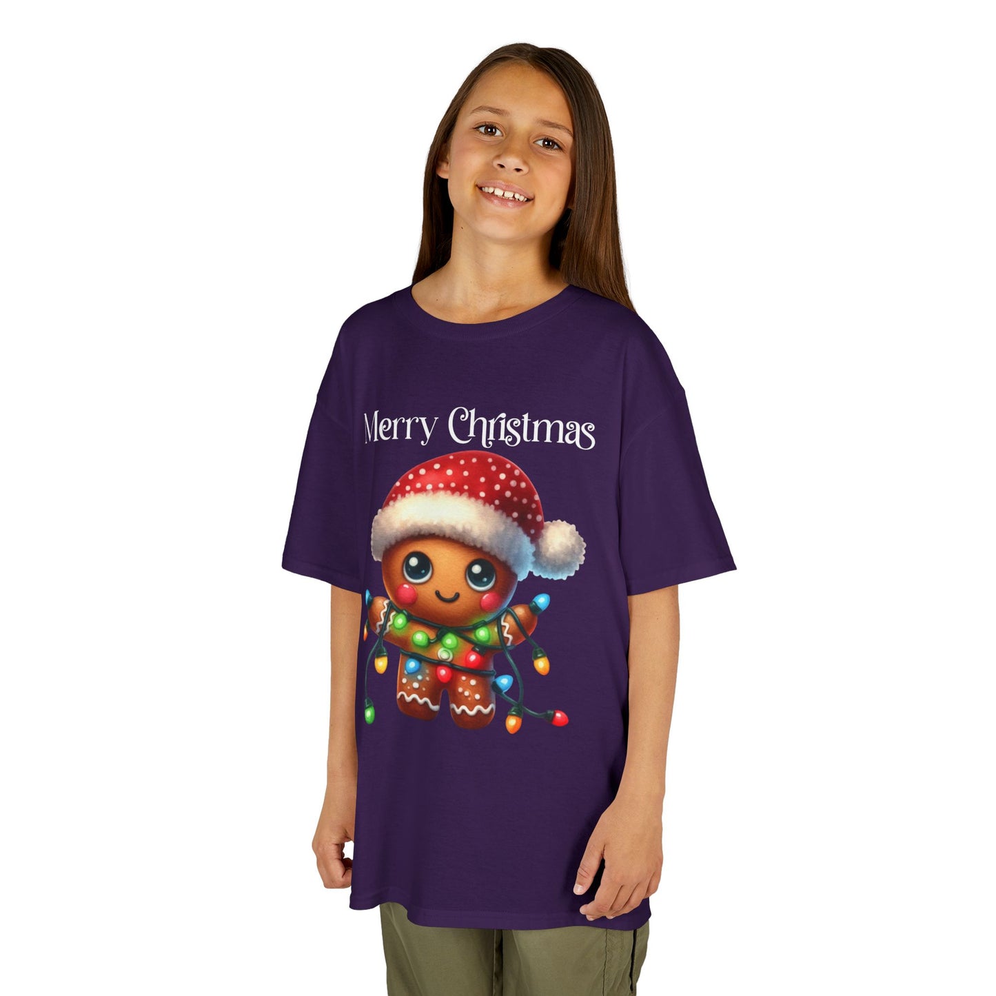 Child Tee - Christmas - Gingerbread - Merry Christmas (02a)