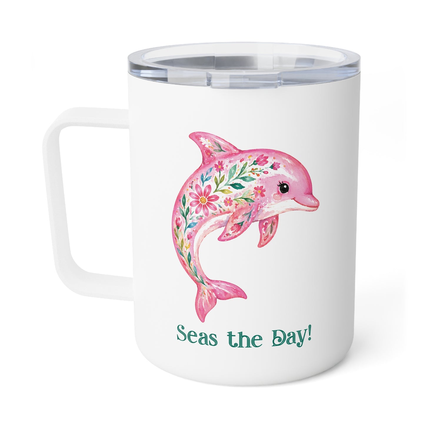 Insulated Mug - Animal - Seas the Day Dolphin (01)