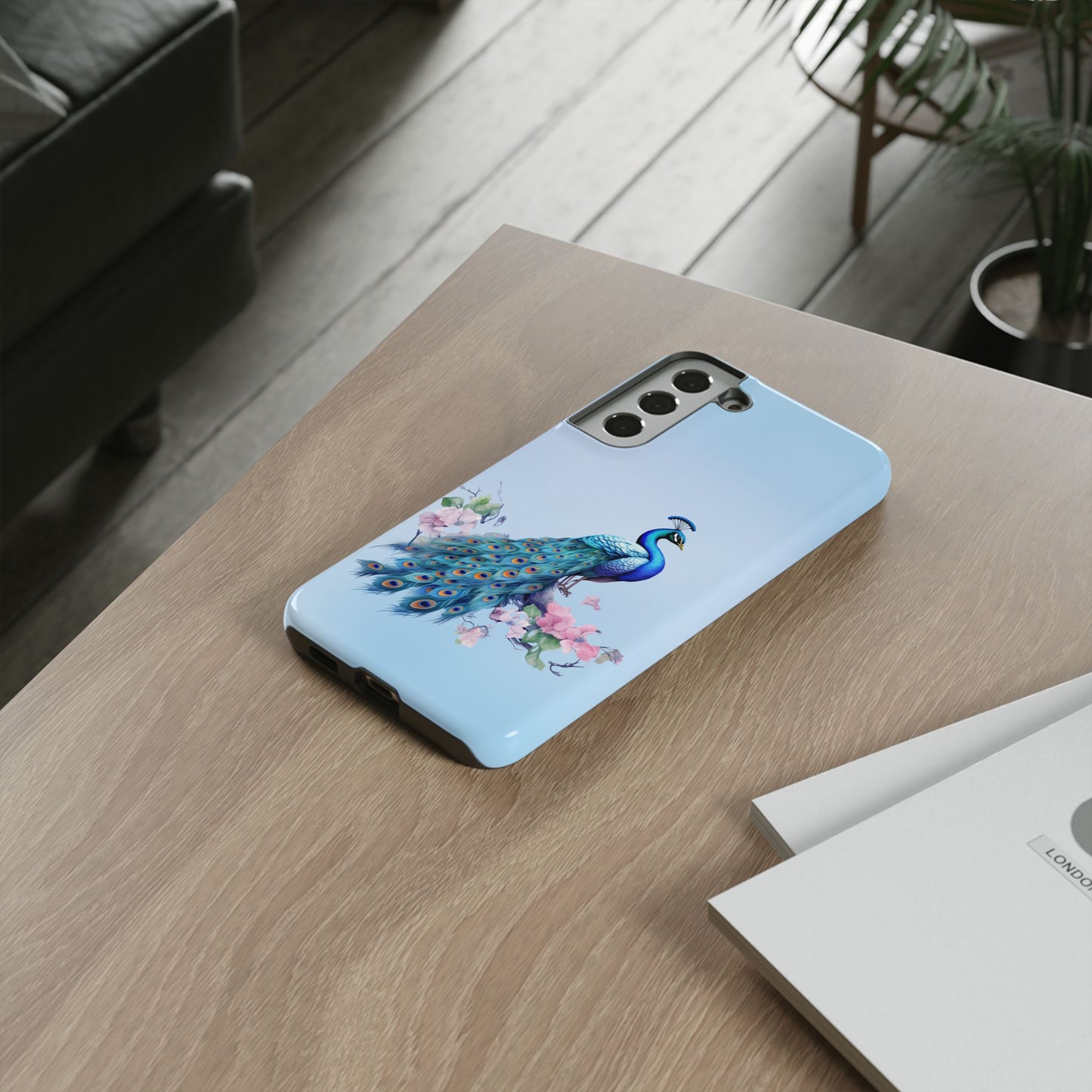 Tough Cell Phone Case - Animal - Peacock (1)