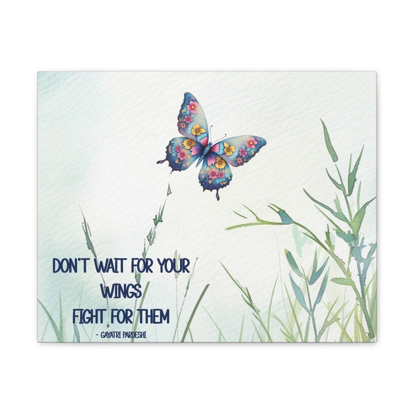 Canvas - Butterfly - Don't Wait for Wings (1)