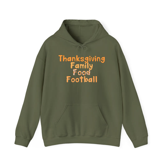 Heavy Blend Hoodie - Thanksgiving - Family Food Football (1a)