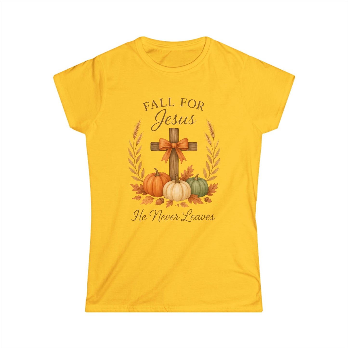 Female T-Shirt - Faith - Fall for Jesus (01 Autumn)