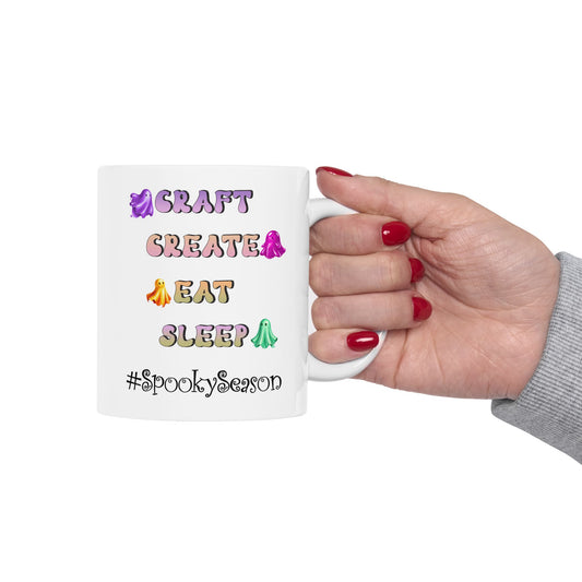 Ceramic Mug - Halloween - Craft Create Eat Sleep #spookyseason (01a)