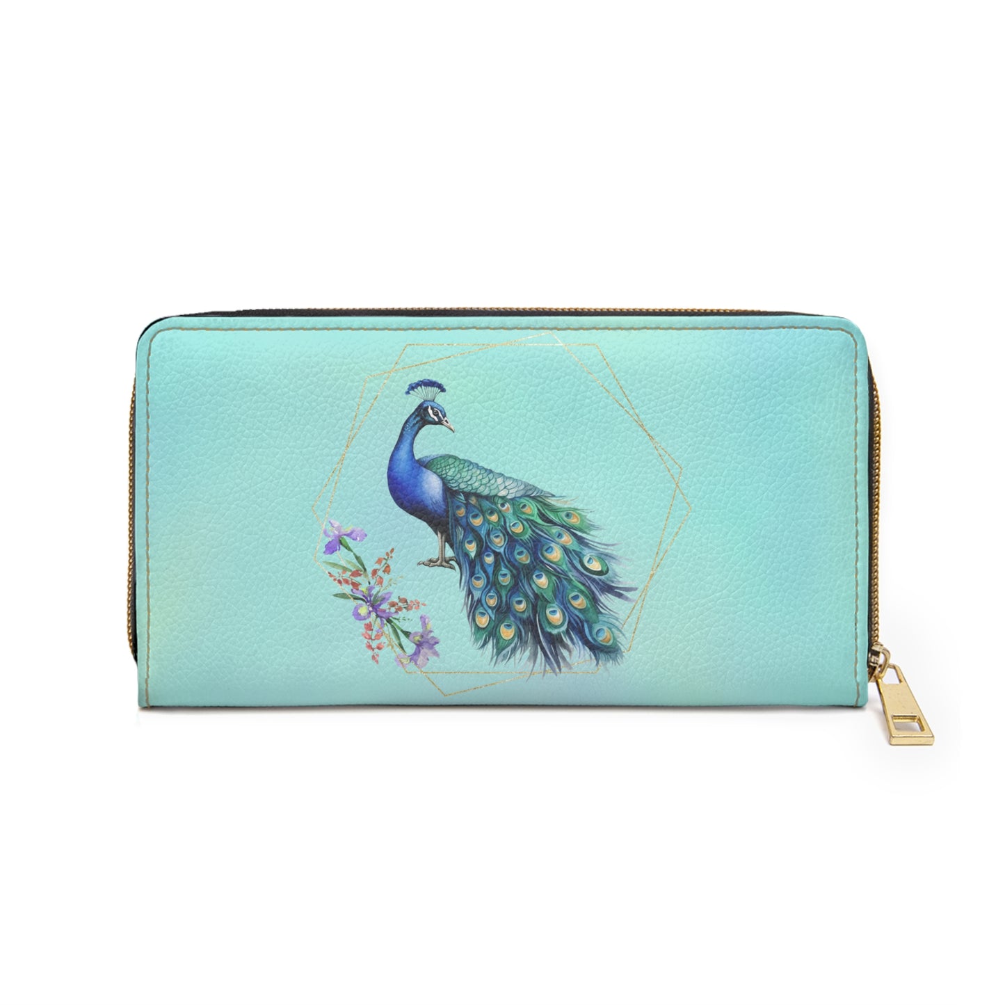 Zipper Wallet - Animal - Peacock (2)