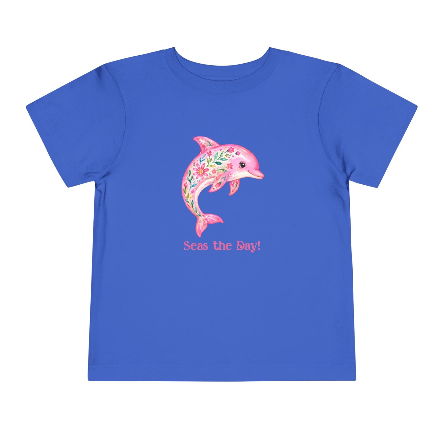 Toddler Tee - Animal - Seas the Day Dolphin (01)