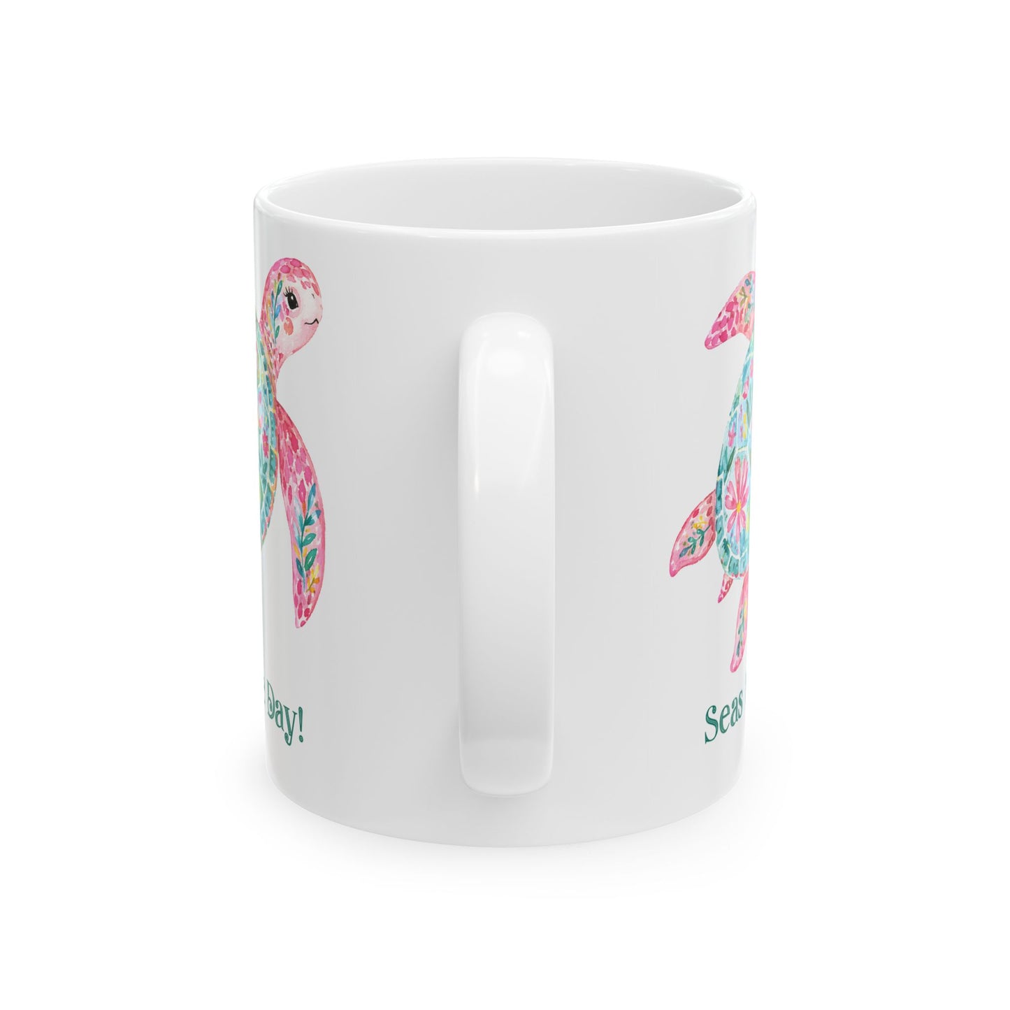 Ceramic Mug - Animal - Seas the Day Turtle (01)