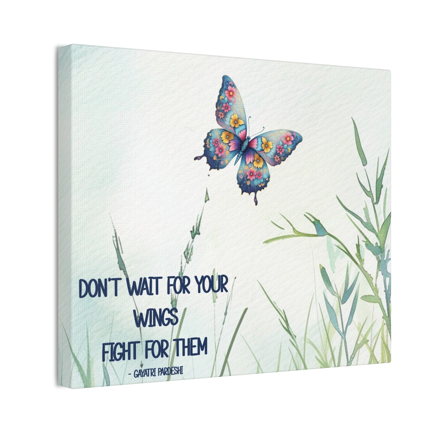 Canvas - Butterfly - Don't Wait for Wings (1)