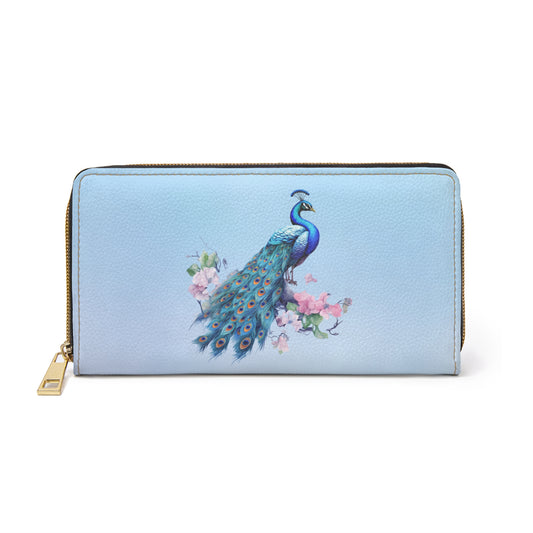 Zipper Wallet - Animal - Peacock (1)