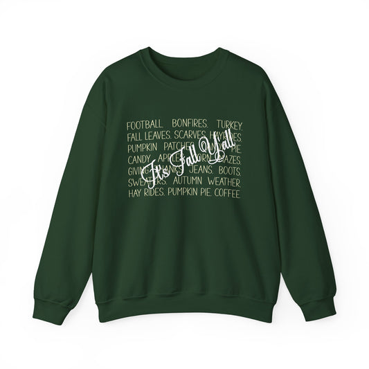 Sweatshirt - Autumn - It's Fall Y'all (1a)