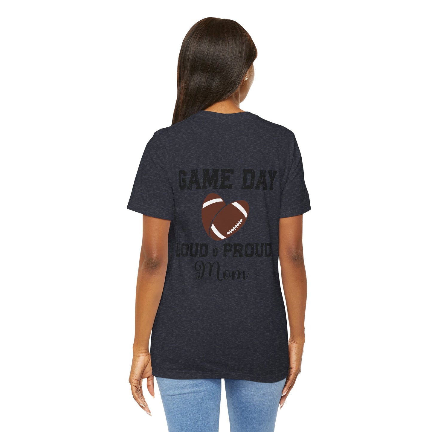 T-shirt - Football - Loud & Proud Mom (01a)