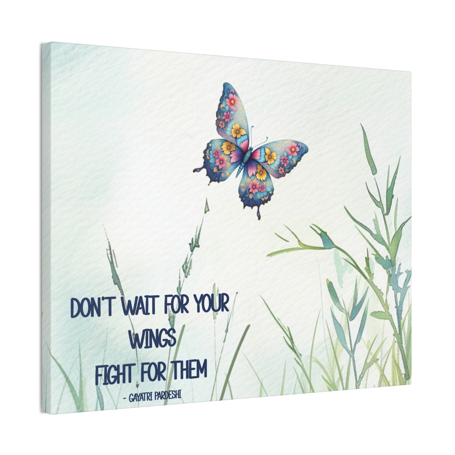 Canvas - Butterfly - Don't Wait for Wings (1)