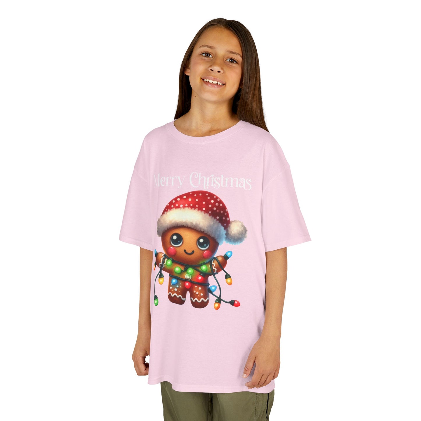 Child Tee - Christmas - Gingerbread - Merry Christmas (02a)