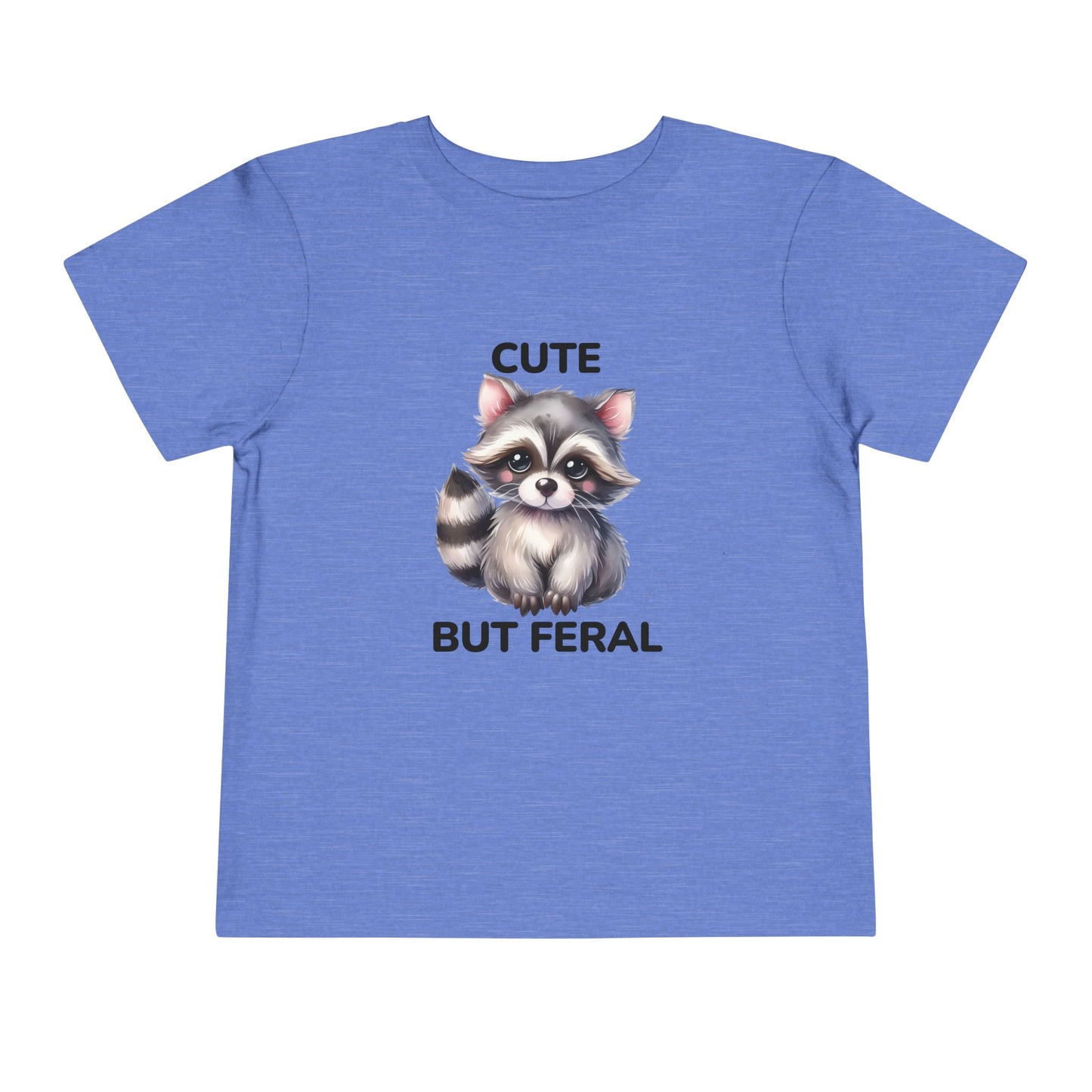 Toddler Tee - Animal / Racoon - Cute but Feral (02)