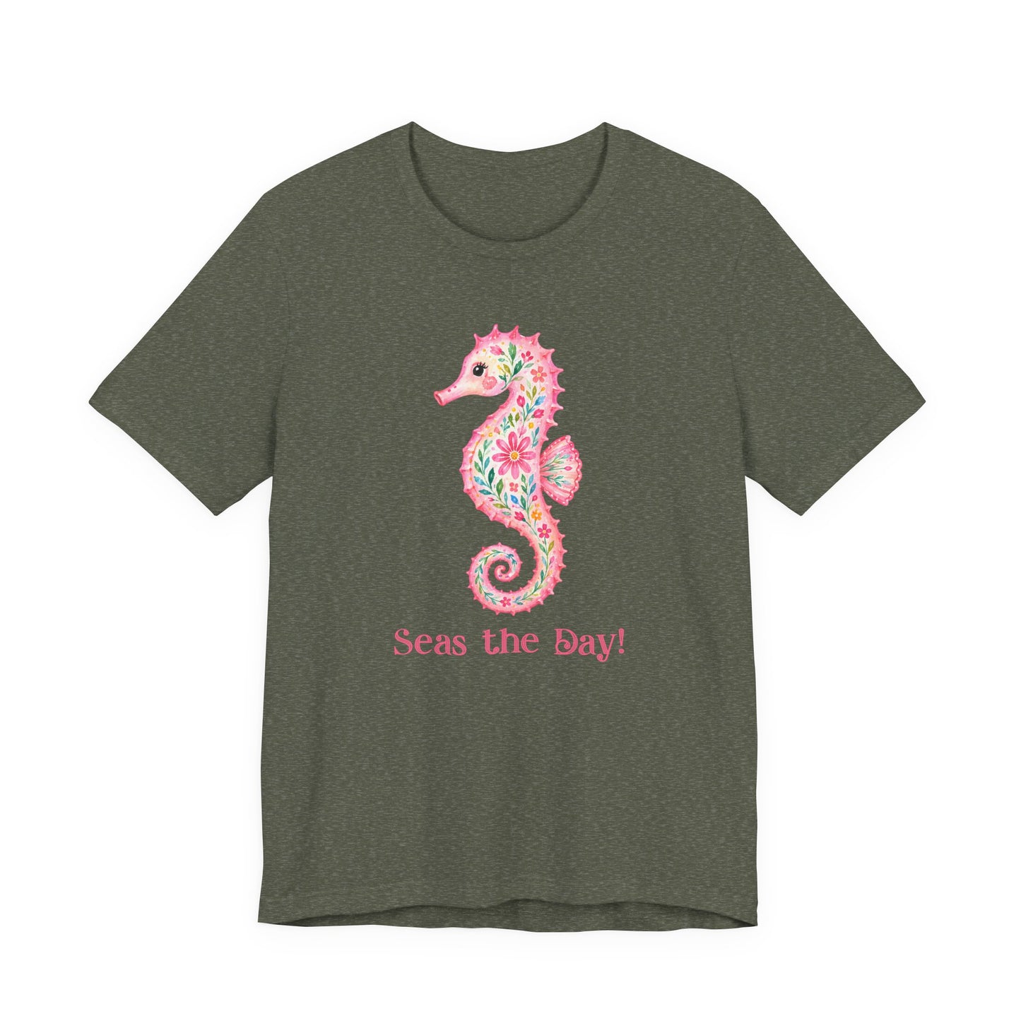 T-Shirt - Animal - Seas the Day Sea Horse (01)