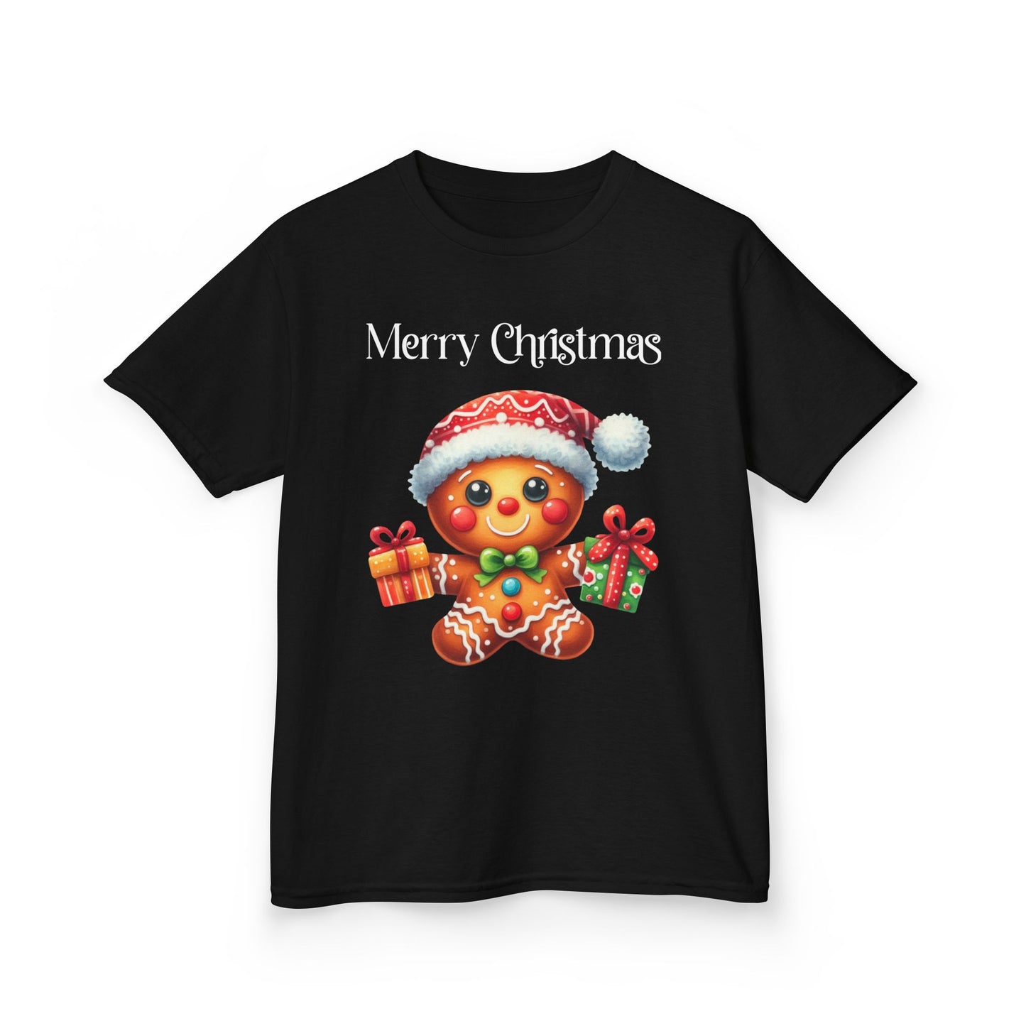 Child Tee - Christmas - Gingerbread - Merry Christmas (01a)
