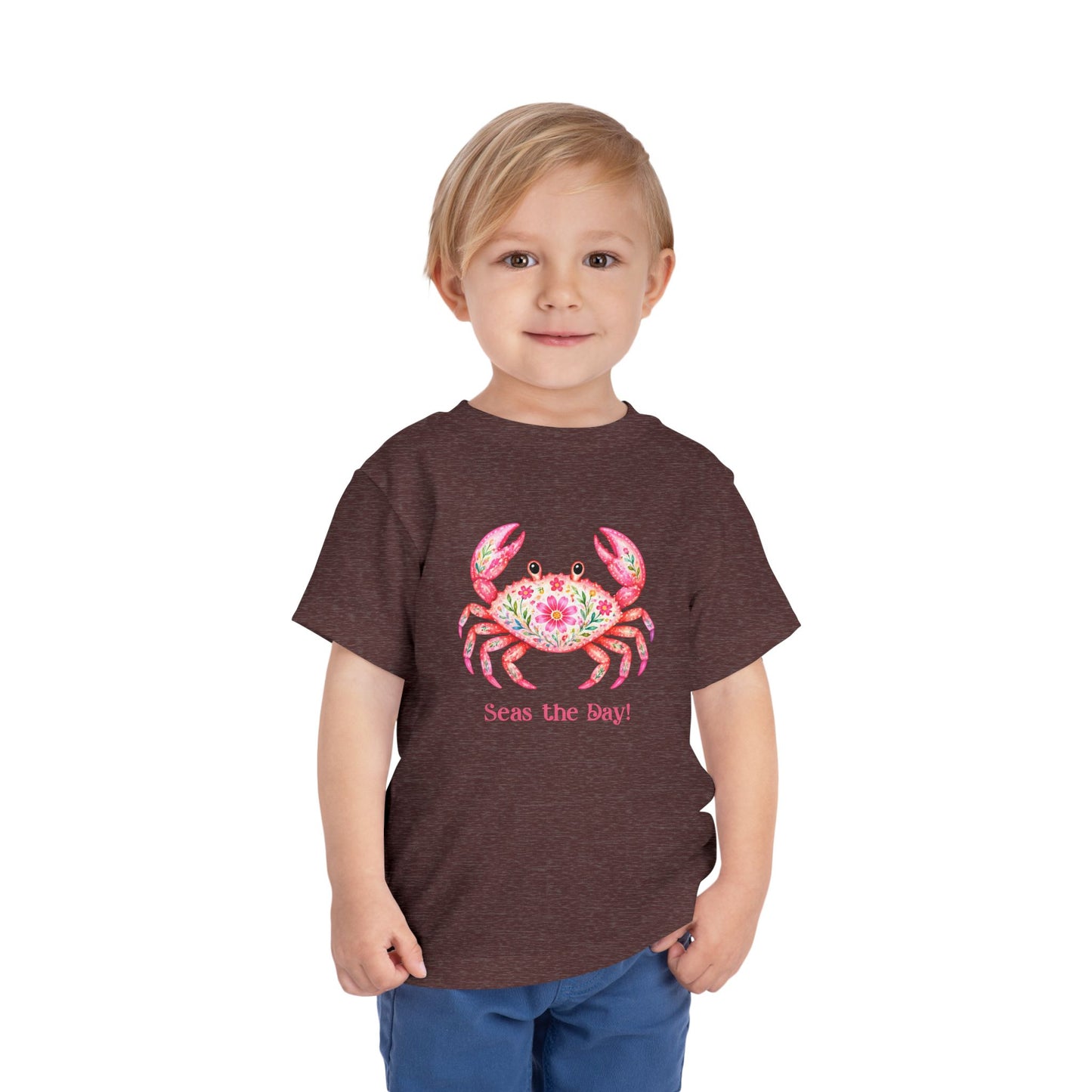Toddler Tee - Animal - Seas the Day Crab (01)