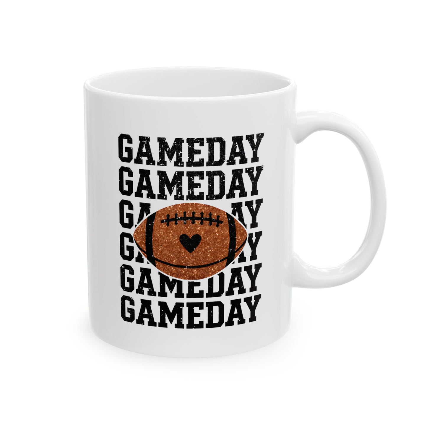 Ceramic Mug - Football - GameDay GameDay GameDay (01a)