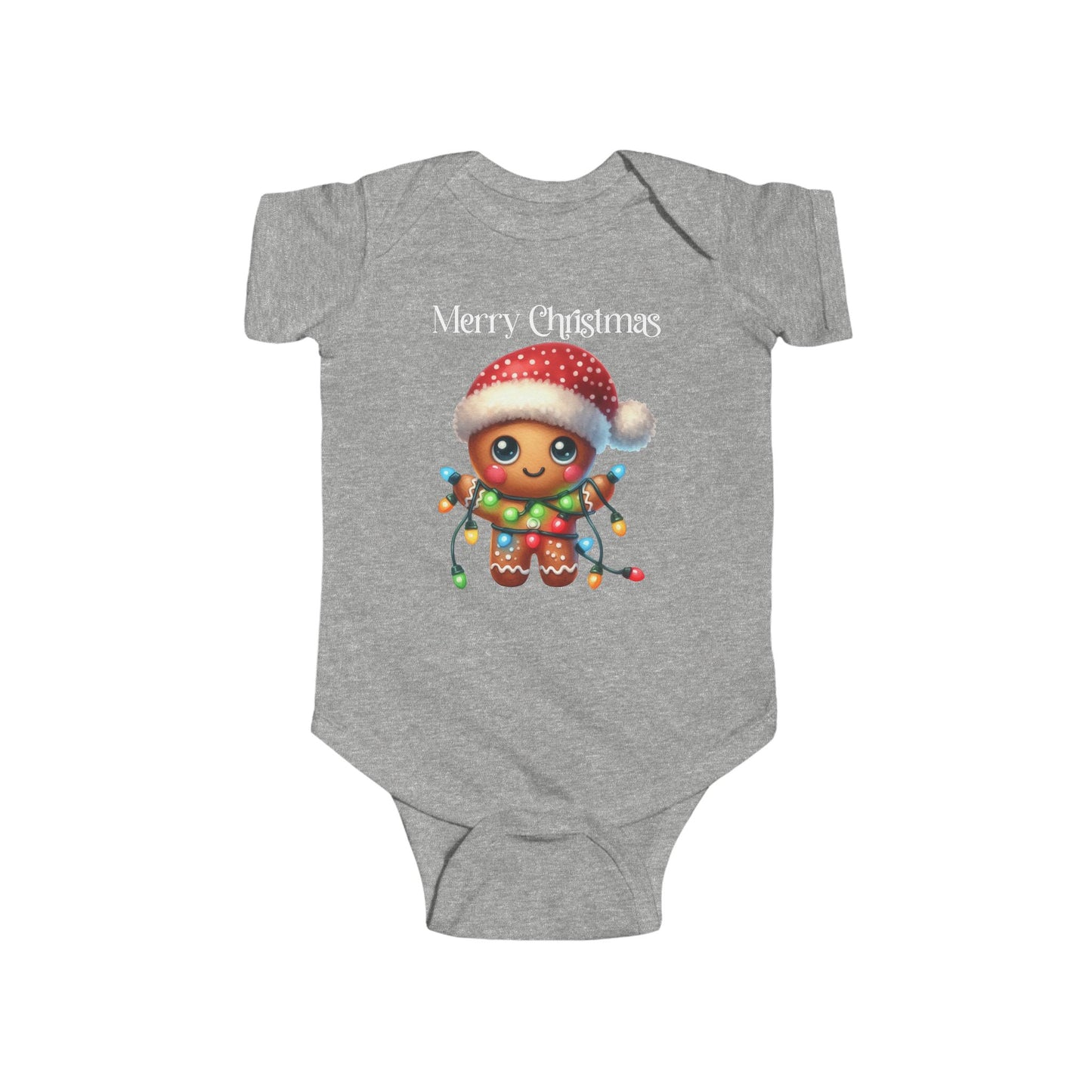 Onesie - Christmas - Gingerbread - Merry Christmas (02a)