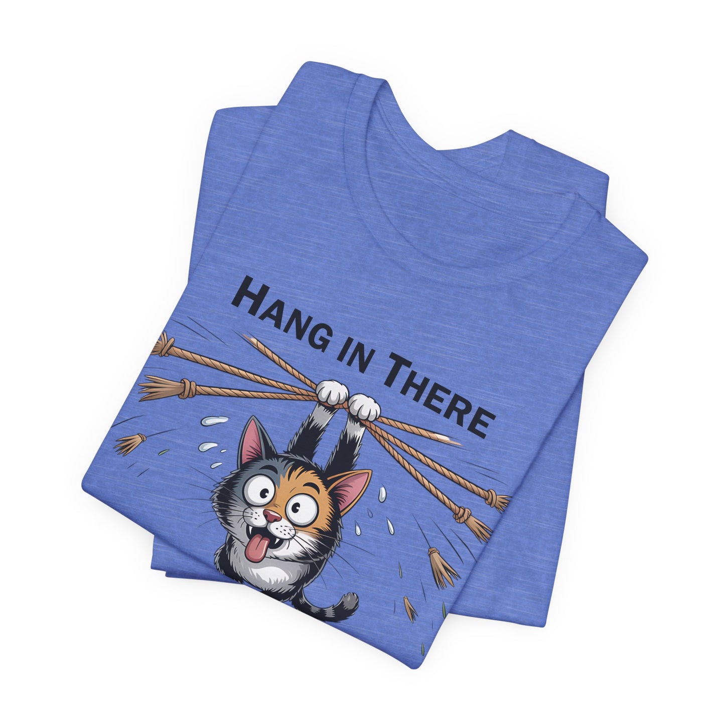 T-Shirt - Animal - Cat - Hang in there (1a)