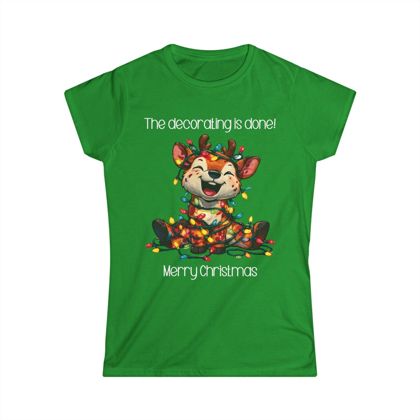 Female T-Shirt - Christmas - Decorating Done (02)