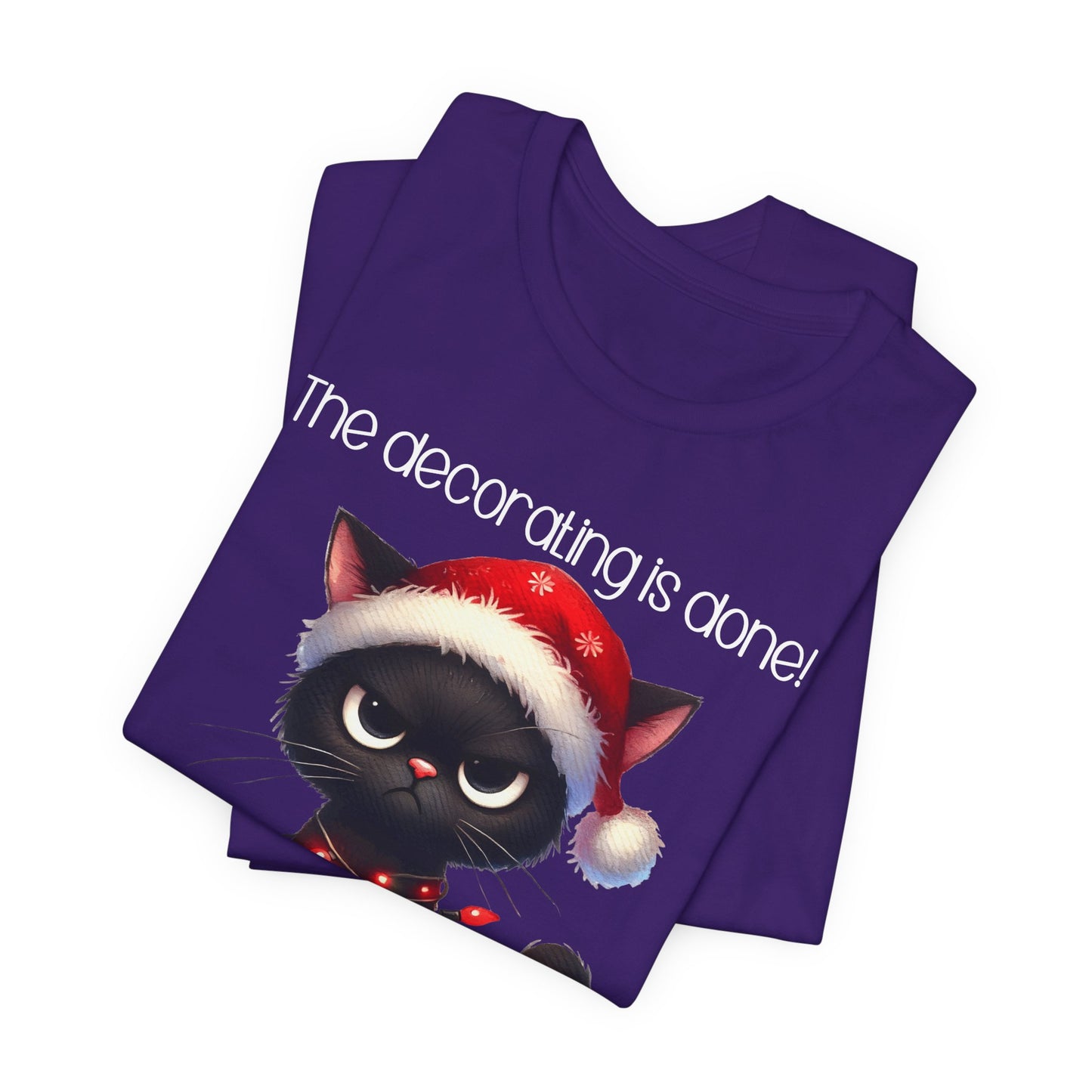 T-shirt - Christmas - Decorating Done (1b)