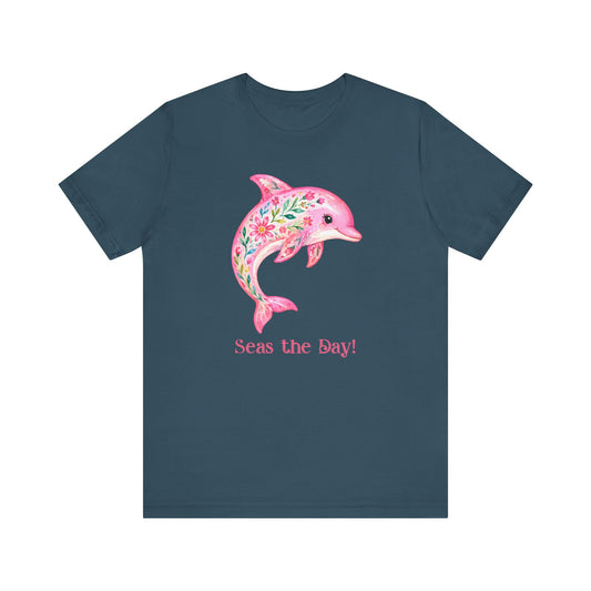 T-Shirt - Animal - Seas the Day Dolphin (01)