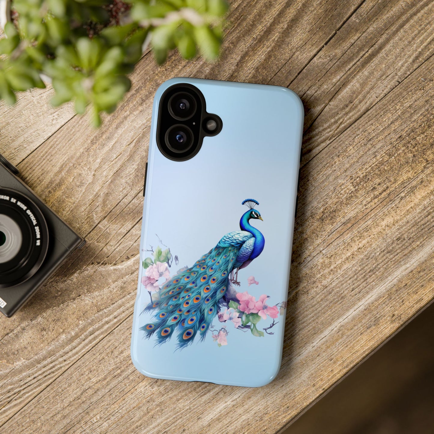 Tough Cell Phone Case - Animal - Peacock (1)