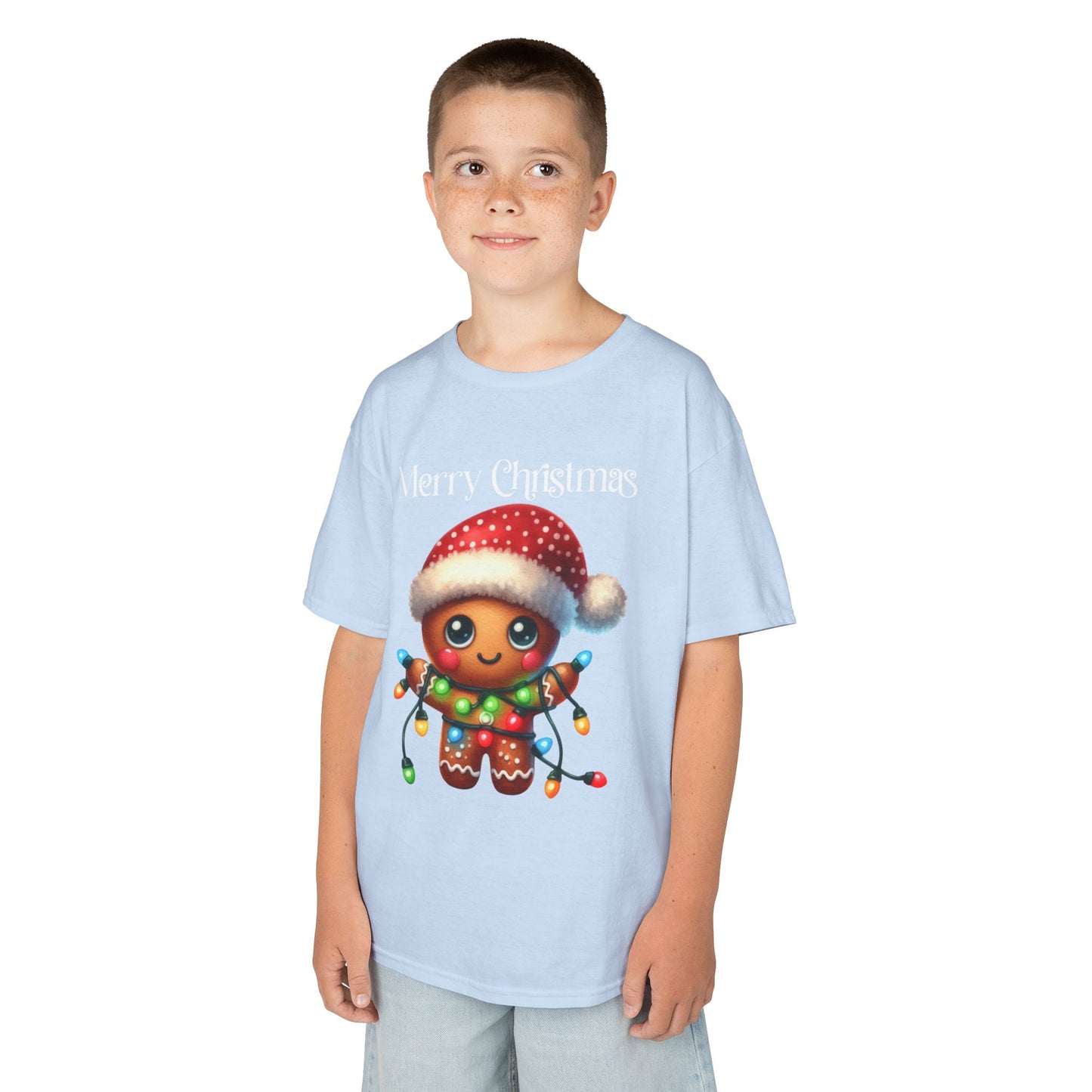 Child Tee - Christmas - Gingerbread - Merry Christmas (02a)