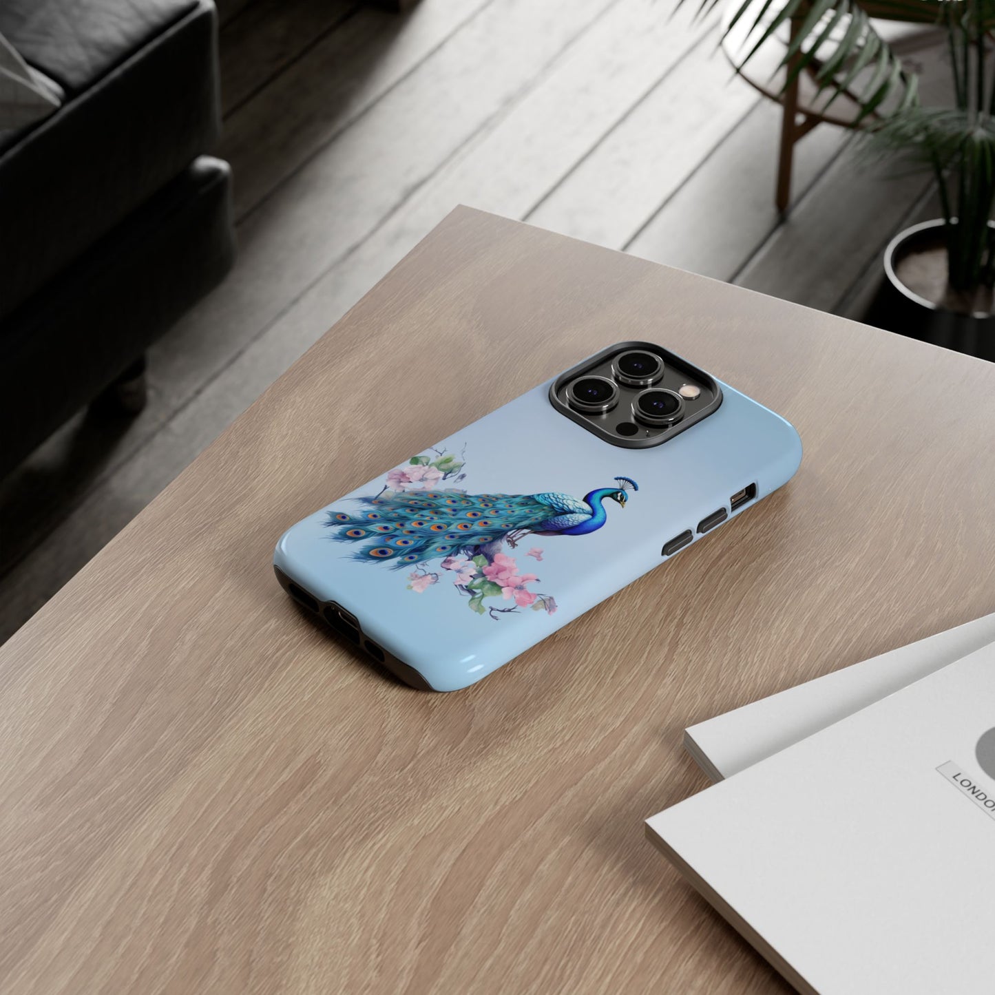 Tough Cell Phone Case - Animal - Peacock (1)